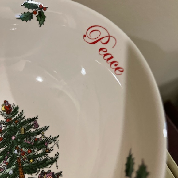 713. NIB SPODE CHRISTMAS TREE 2017 REVERE BOWL - Picture 4 of 9